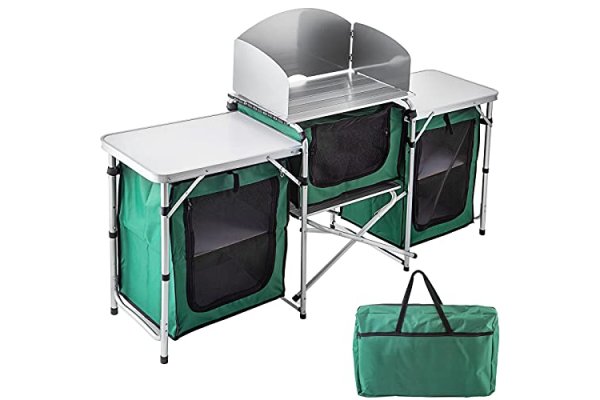 VEVOR Camping Outdoor Kitchen 3 Zippered Bags Camping Cook T