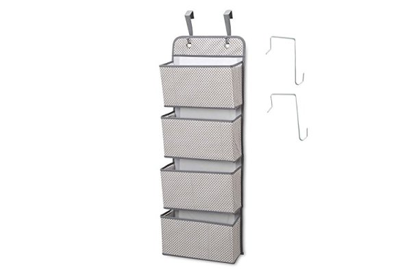 Dreamsy Hanging Closet Organizer, 4-Pockets Wall Mount/Over 