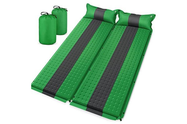 Sleeping Pad Camping Mat Inflatable: 2 Pack Self-Inflating U