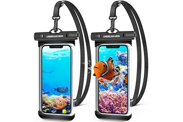 UNBREAKcable Waterproof Phone Case?2-Pack IPX8 Universal Wat