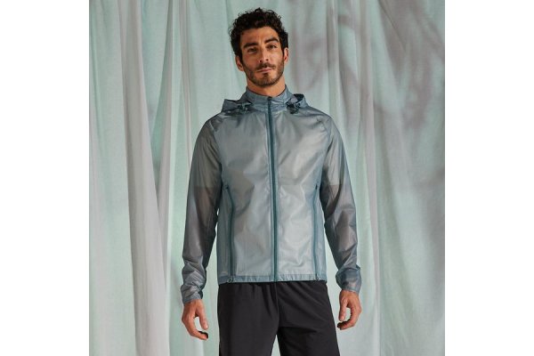 Men's Running Rain Jacket Kiprun Light - Limited Edition Gre