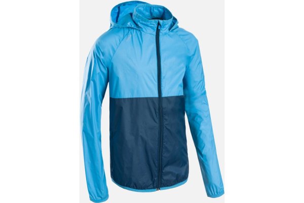 Kids' Windproof Running Jacket - Kiprun Wind - Navy Blue