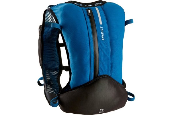 10 L Trail Running Bag Unisex - Blue/black