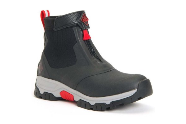 Mens Apex Wellington Boots (grey/red)