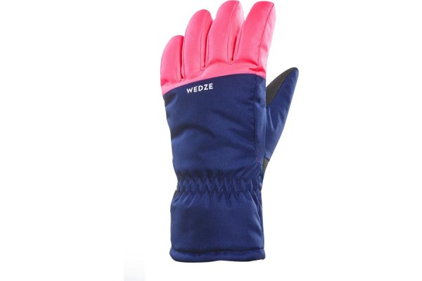 Children's Ski Waterproof And Warm Gloves 100 - Blue And Neo