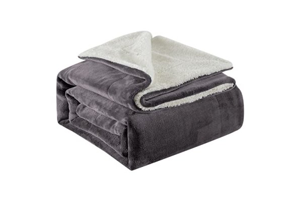 Lifewit Sherpa Throw Blanket Reversible Soft Blanket for Cou