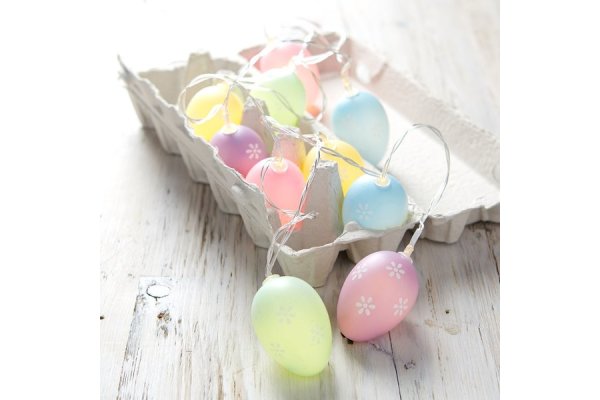 10 LED Pastel Egg Easter Fairy Lights