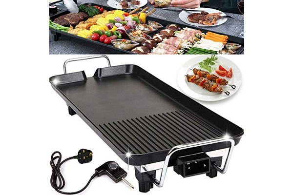 Electric Table Top Grill Portable Barbecue Grill Non Stick T