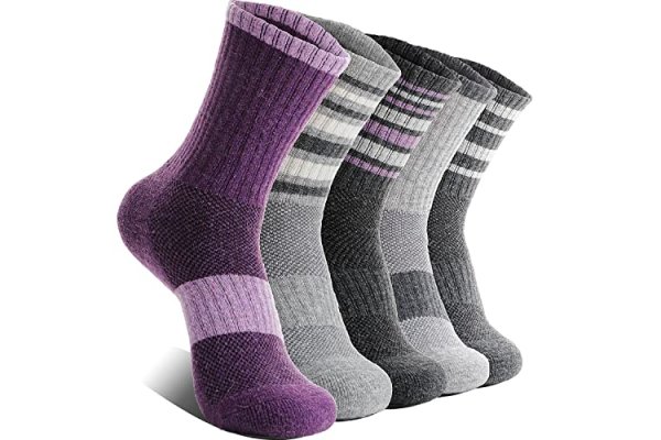 EBMORE Womens Merino Wool Hiking Socks Thermal Warm Winter S