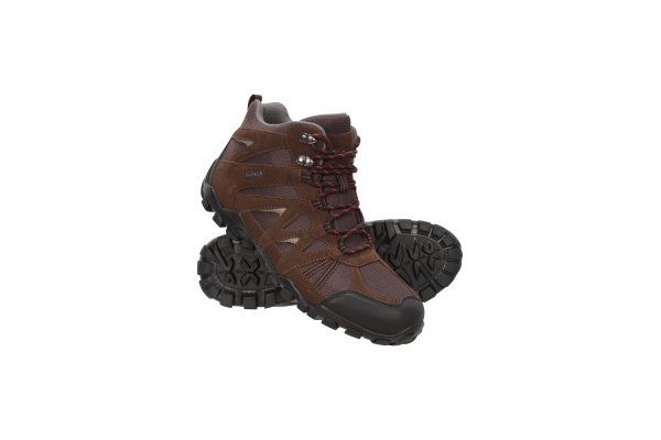 Belfour Mens Waterproof Walking Boots - Brown