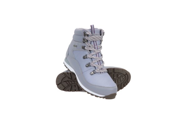 Montana Waterproof Womens Walking Boots - Purple