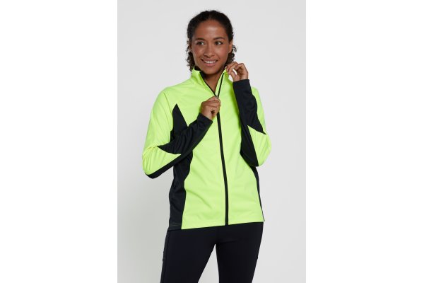 Speed Up Womens Cycling Jacket - Yellow