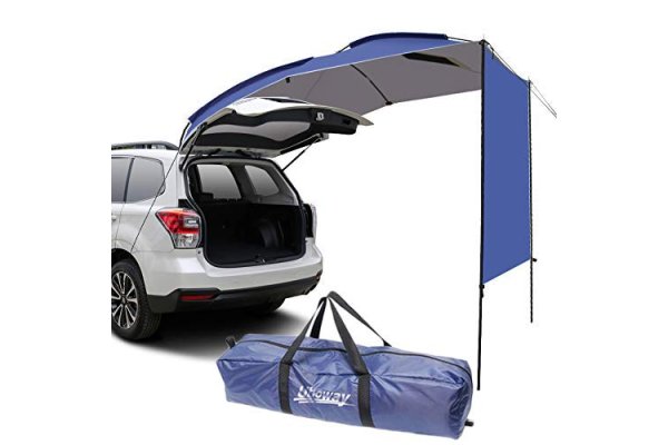 WISAMIC Car Tent Sun Shelter - Waterproof Auto Canopy Camper