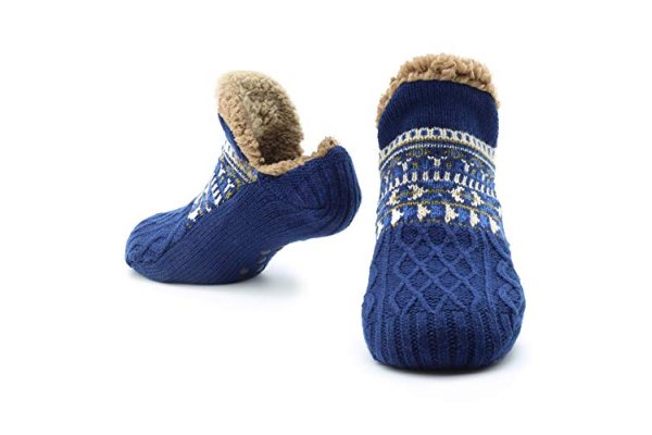 Slipper Fluffy Socks for Women Men Heat Holding Sock Knitted