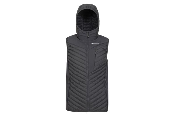 Quantum Mens Padded Softshell Gilet - Grey