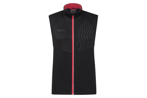 Elevation Mens Cycling Softshell Gilet - Black