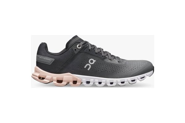 On Women's Cloudflow Running Shoes - UK 4 Rock / Rose | Runn