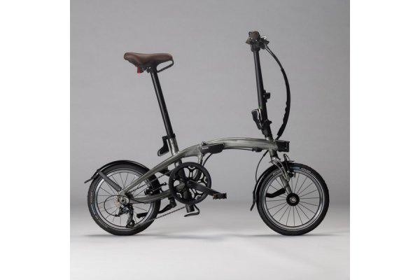 Ultra Compact 1 Second Light Folding Bike - Grey