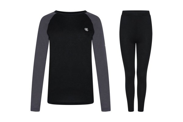 Dare 2b Womens Exchange II Base Layer Set (Black/Ebony)-20