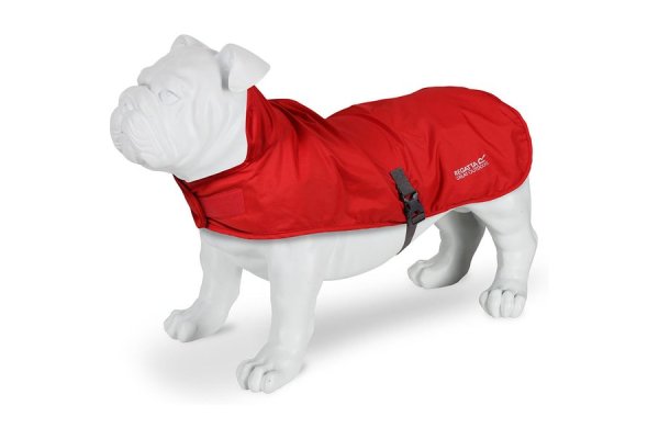 Regatta Packaway Waterproof Dog Coat-Red-XL