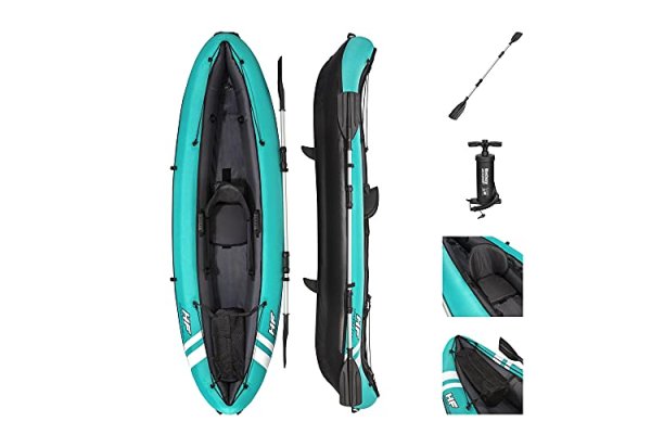 Bestway Hydroforce Ventura Kayak Set, Inflatable Boat Set Wi