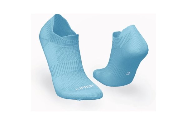 Run500 X2 Invisible Running Socks - Blue