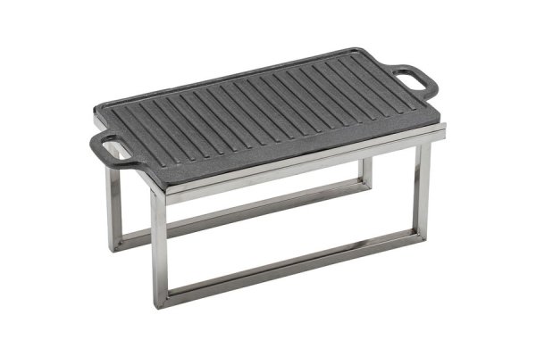 Rectangular Warming Grill with St& in Grey