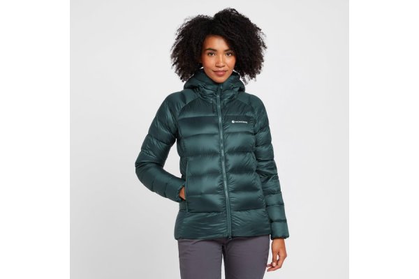 Montane Women's Anti-Freeze XT Hooded Down Jacket, Green