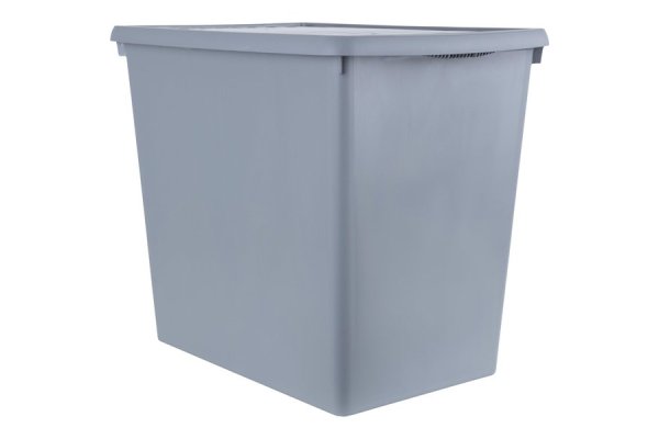 HI-GEAR 90L Upcycled Bam Box and Lid, Grey