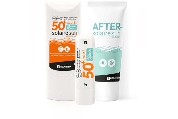 Sun Kit: SPF 50+ Cream / Lip Balm Protection Rating 50 + / A