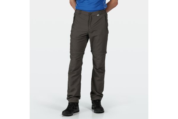 Regatta Men's Leesville II Zip Off Walking Trousers Hawthorn