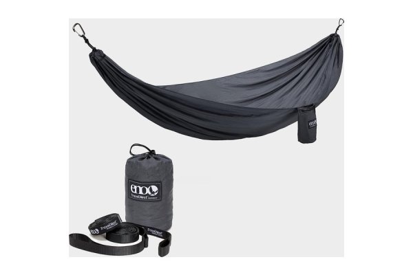 ENO TravelNest Hammock + Straps Combo, Grey