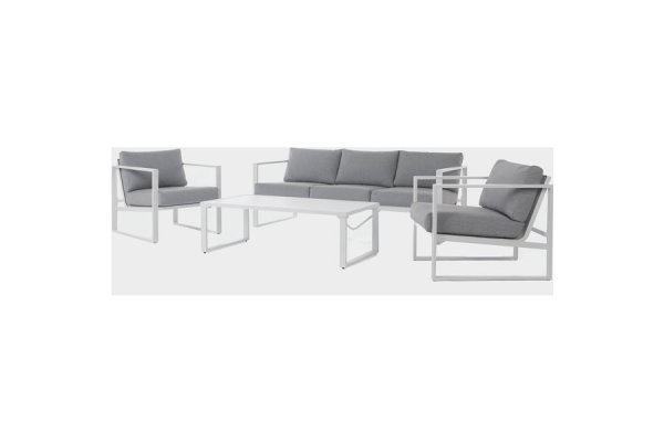 HI-GEAR Pentewan Lounge Set, Grey