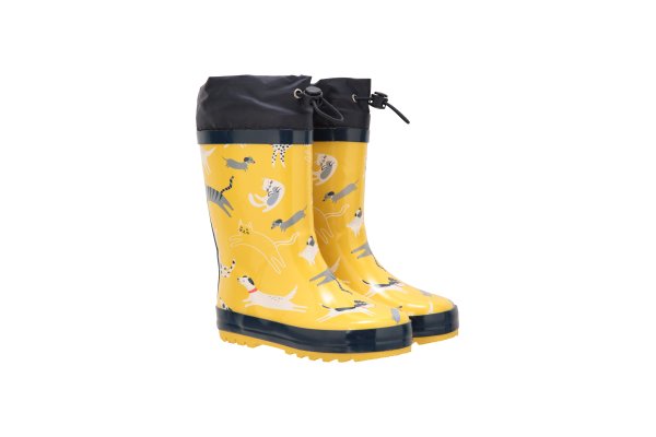 Pattern Winter Toddler Wellies II - Yellow