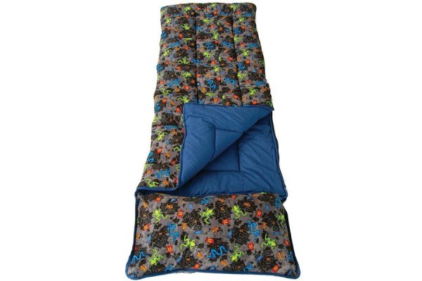 Sunncamp Deluxe Junior Bugs Sleeping Bag with Pillow