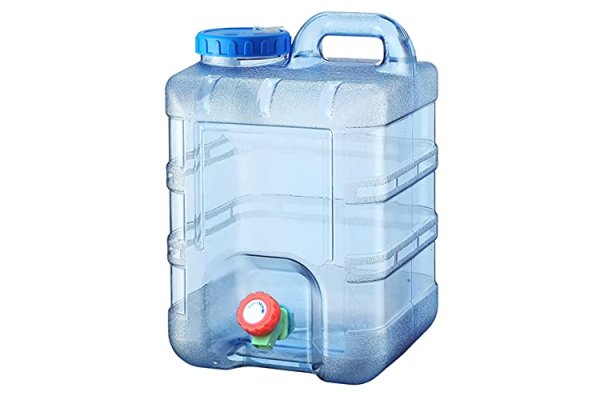 Aisen 20L Water Container with Tap, Portable Plastic Water B