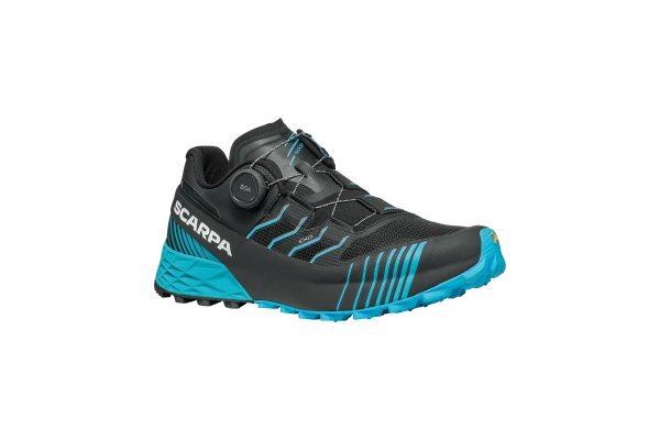 Scarpa Ribelle Run Kalibra ST Men's Trail Shoes - Black/Azur