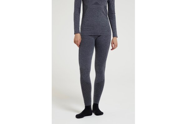 Off Piste II Womens Thermal Leggings - Black