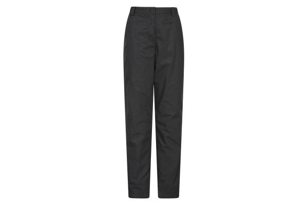 Trek II Fleece Lined Womens Short Length Trousers - Black