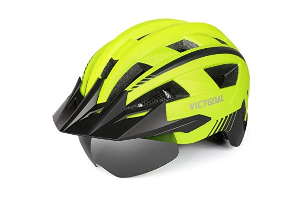 Victgoal Bike Helmet for Men Women with Led Light Detachable