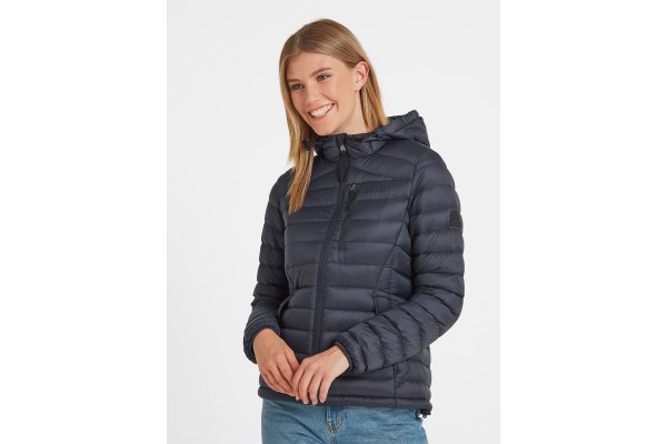 Drax Hooded Down Jacket - Size: 12 Blue Tog24