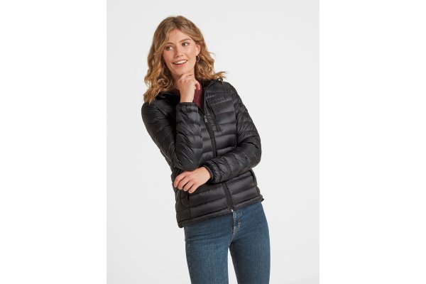 Drax Hooded Down Jacket - Size: 14 Black Tog24