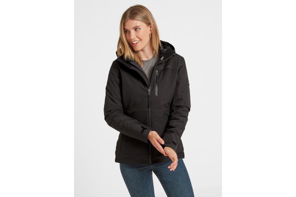 Beverley Waterproof 3-in-1 Jacket - Size: 10 Black Tog24