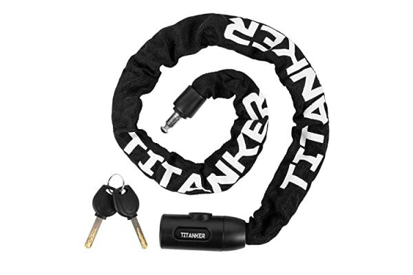 Titanker Bike Chain Lock, Heavy Duty Bicycle Lock, High Secu