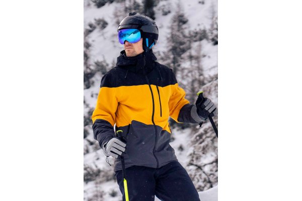 Wipeout Mens Waterproof Ski Jacket - Yellow