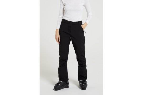 Sierra II Extreme RECCO Womens Softshell Ski Pants - Black