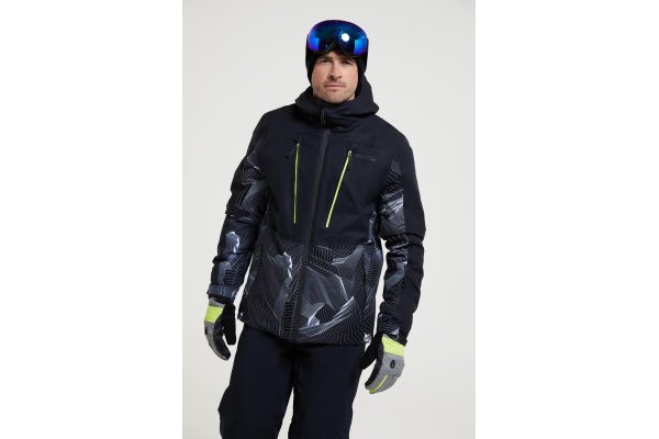 Infinite Extreme Mens Waterproof Ski Jacket - Black