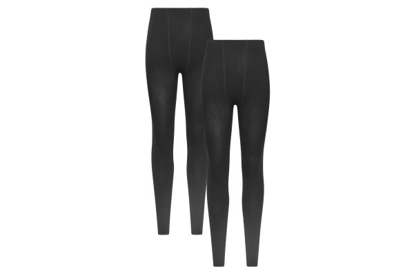 IsoTherm Brushed Womens Thermal Leggings 2-Pack - Black