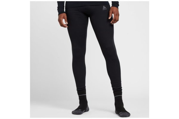 Odlo Men's Active Warm Eco Long Baselayer Bottoms, Black