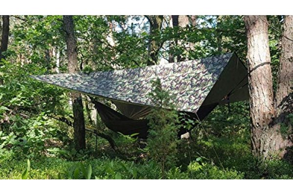 Bushmen Thermo Tarp 3 x 3 m Camouflage Rain Canopy Sleeping 